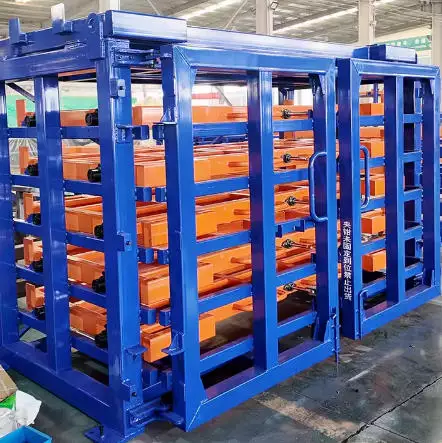Heavy duty sheet metal storage racks