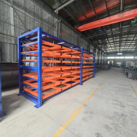 Roll Out Sheet Metal Storage Racking