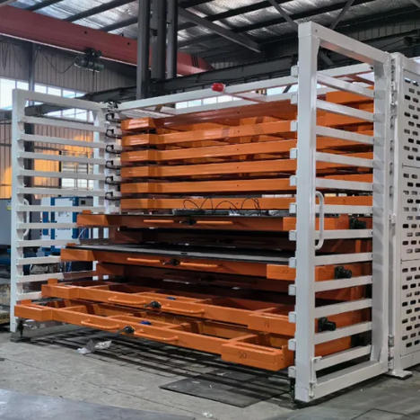 Heavy duty sheet metal storage racks