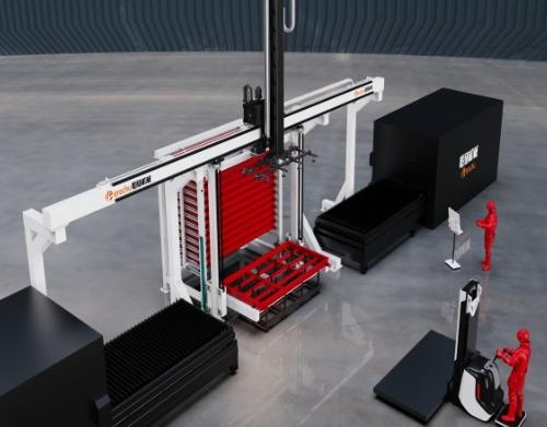 Automatic one tow two loading +five layers storage rack